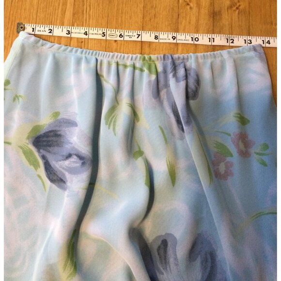 Periwinkle Womens Fairy Top & Skirt Set Floral Layered Sheer Size 12 - Picture 11 of 15
